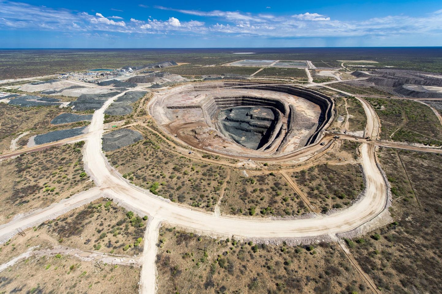 Алмазная шахта Карове в Ботсване, где были найдены крупнейшие в мире алмазы.