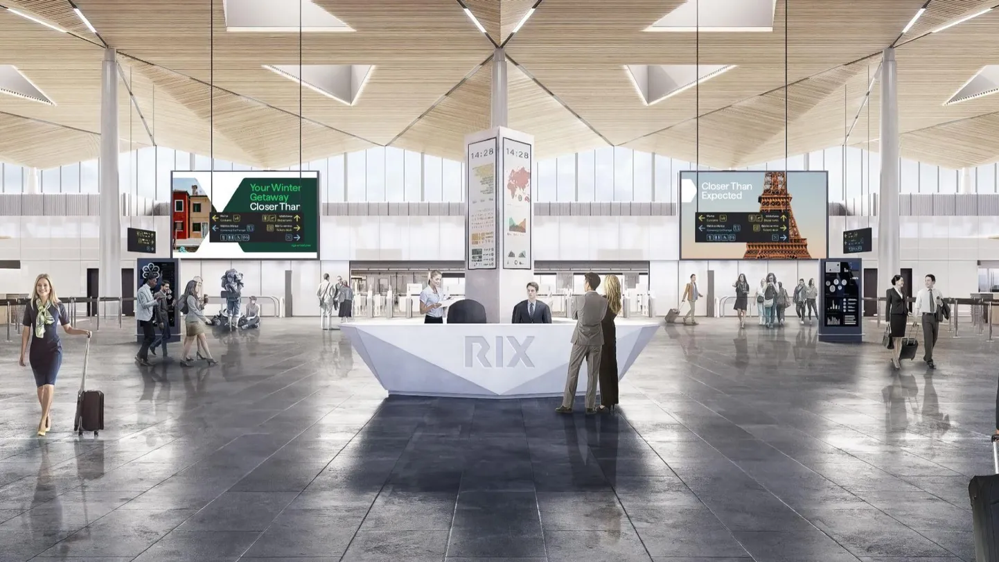 Аэропорт "Рига" меняет визуальную идентичность и реализует амбициозные проекты развития