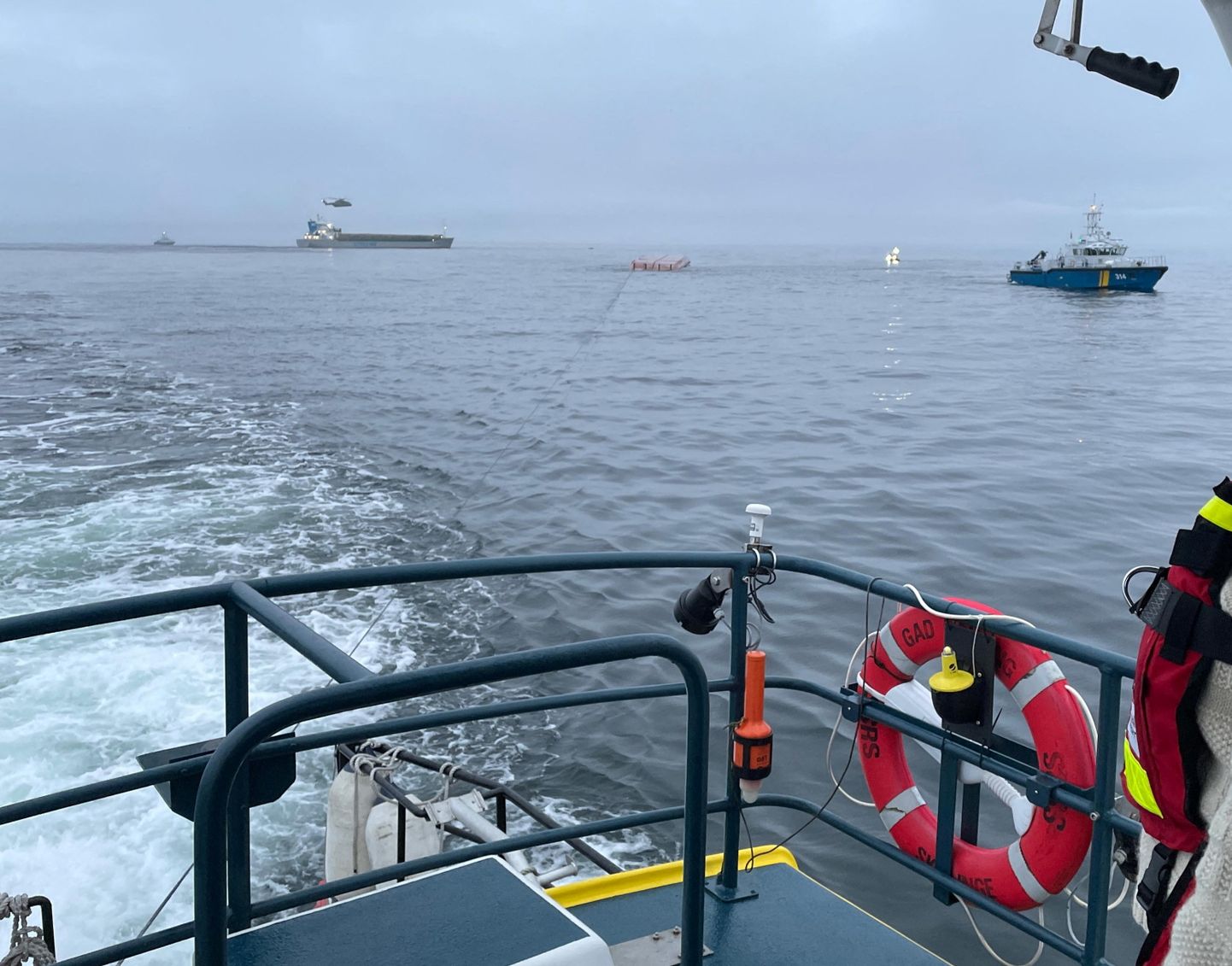 Divu kuģu sadursme Baltijas jūrā