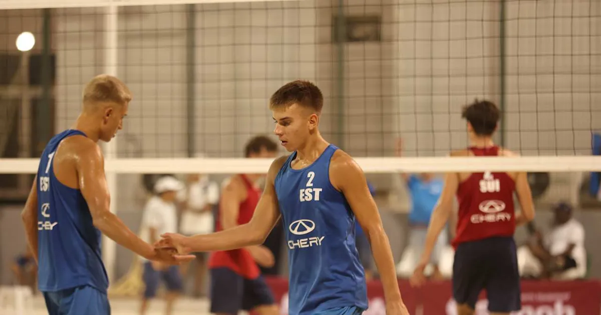 Eesti noortepaar jõudis rannavolle MMil esikaheksasse