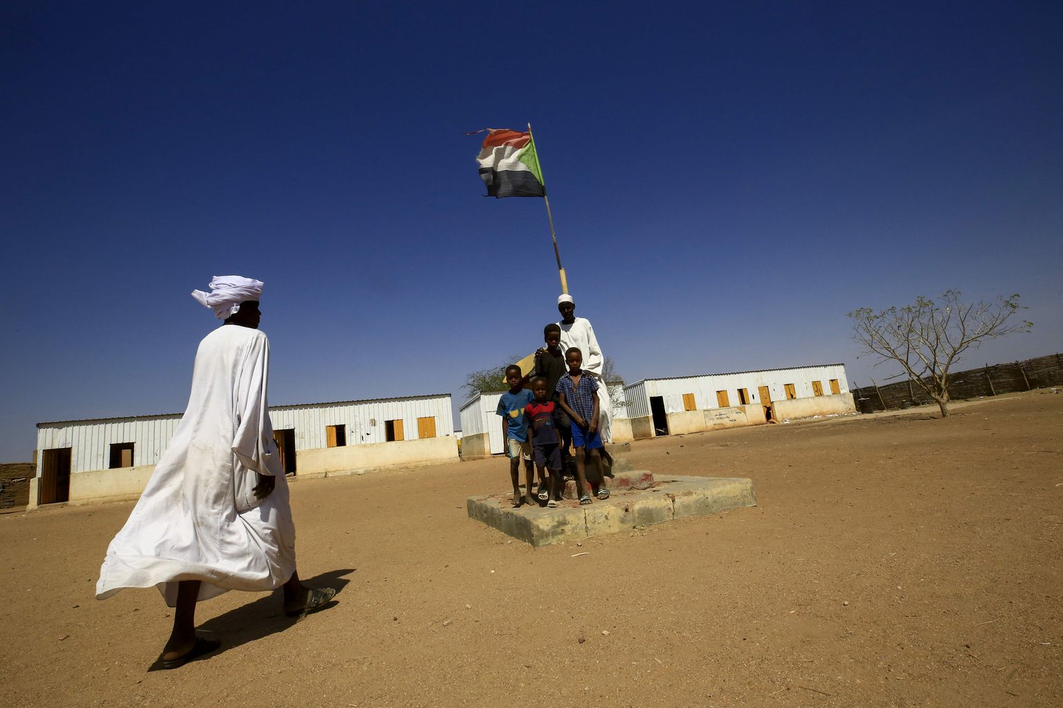 Sudaani lapspõgenikud Lõuna-Darfuris 1. veebruar 2021.