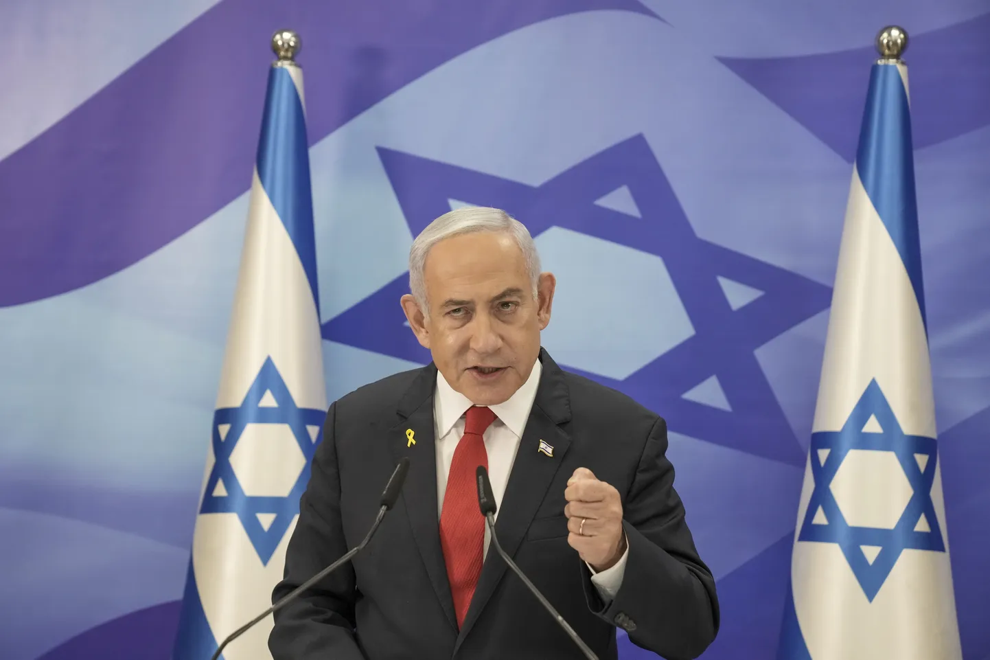 Izraēlas premjerministrs Benjamins Netanjahu.