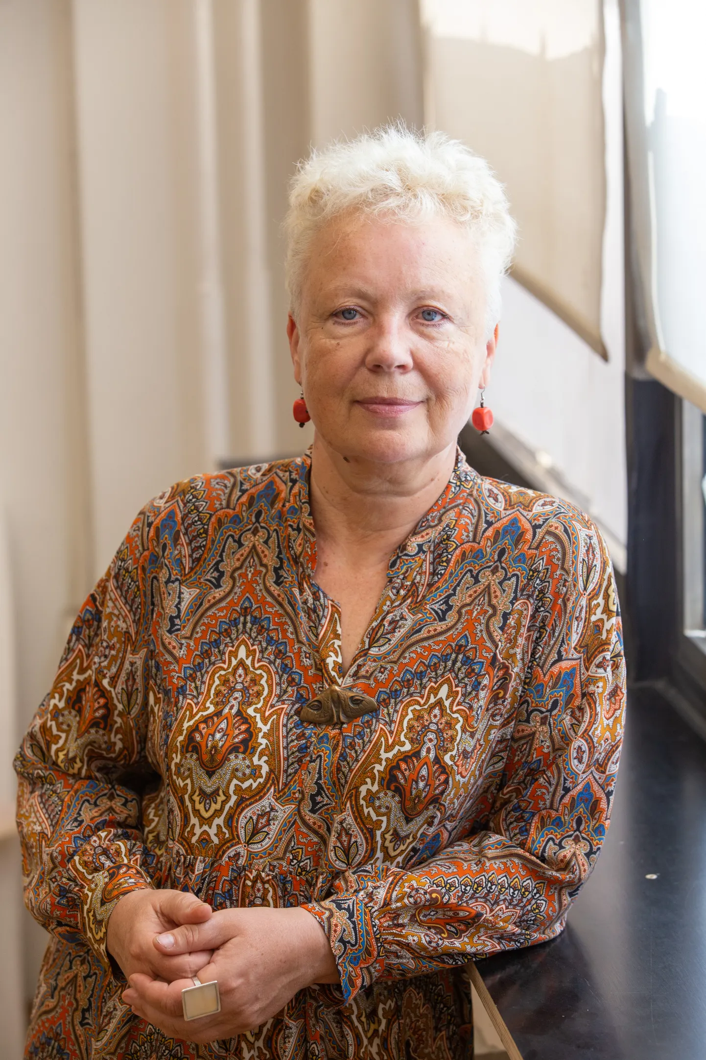 Skulptor Tiiu Kirsipuu.