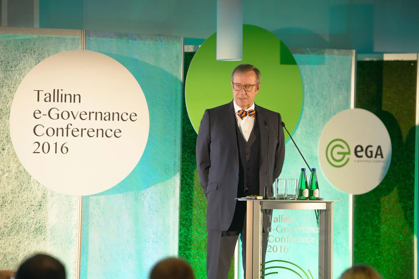 President Toomas Hendrik Ilves Tallinna e-valitsemise konverentsil.