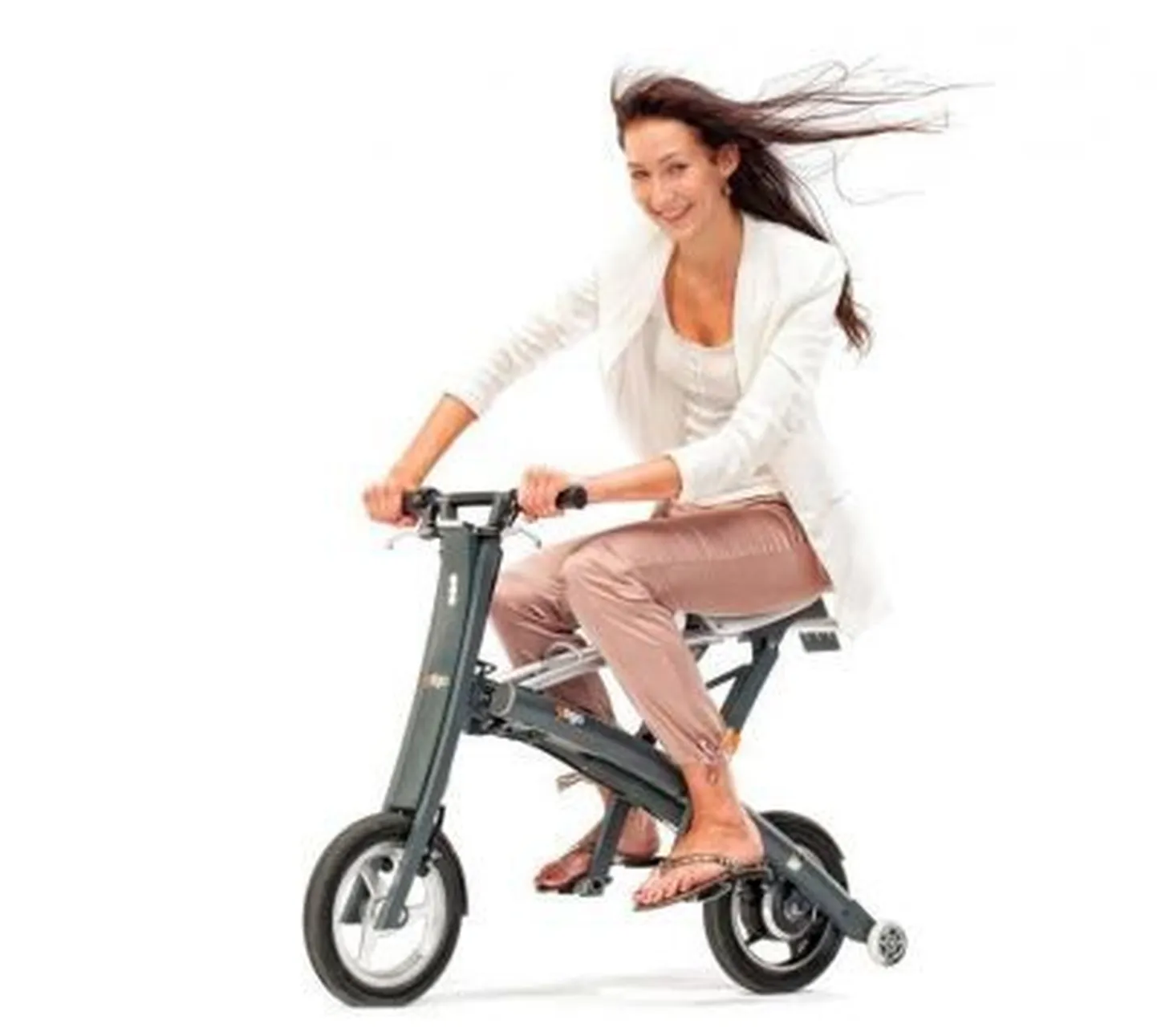 Stigo Bike'i mõõtmed vähenevad kokku pakkides kahe sekundiga 45x40 sentimeetrini.