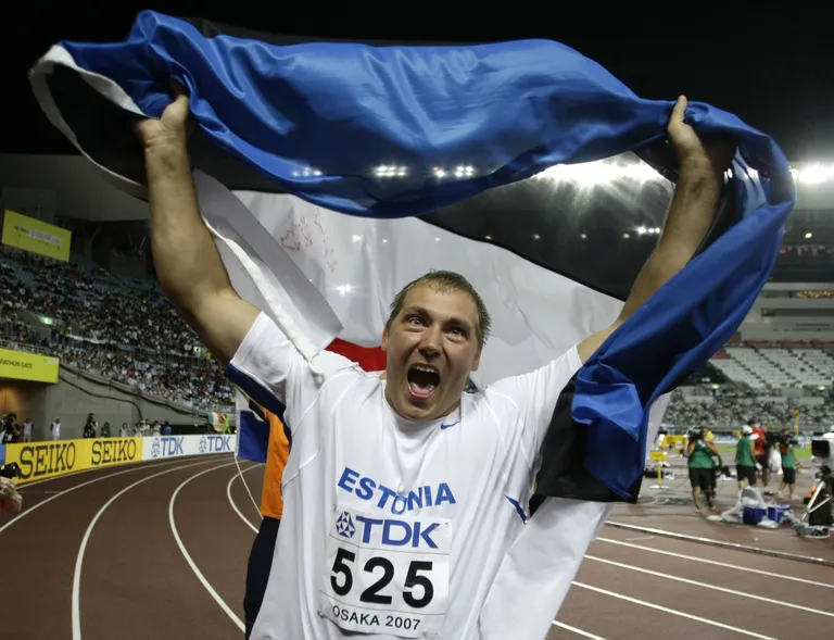 2007. aastal Osaka MMil võitis Gerd Kanter kuldmedali.