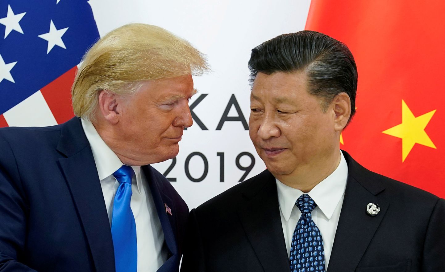Donald Trump ja Xi Jinping.