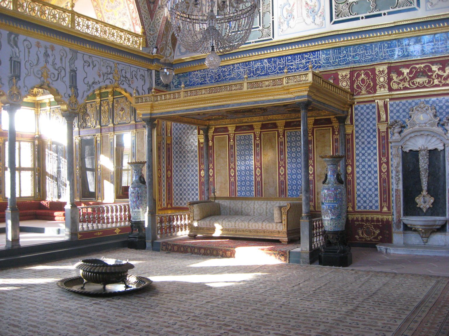 Sultani tuba Topkapi palees.