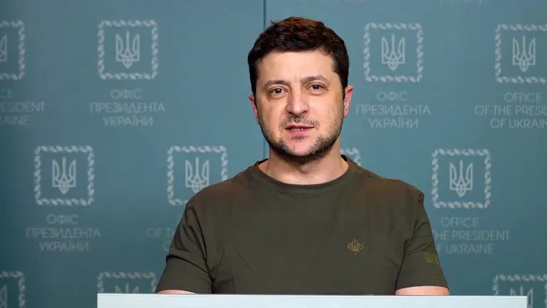 Ukraina presidendi Volodõmõr Zelenskõi videopöördumine 2. märtsil 2022 oma rahva poole. Ta sõnas, et Venemaa tahab Ukraina ja ukrainlased hävitada, kuid nad võitlevad lõpuni