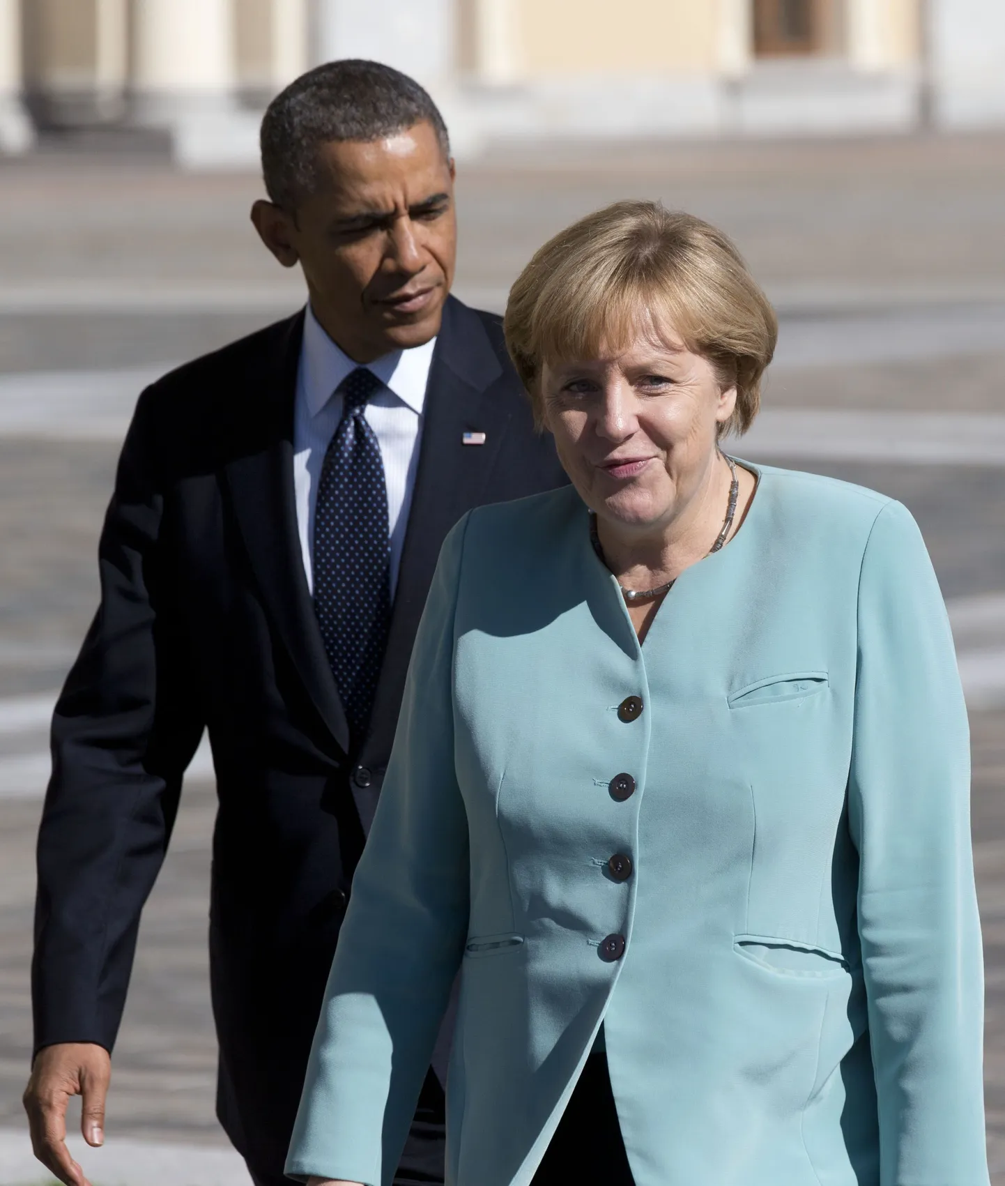 USA president Barack Obama ja Saksamaa kantsler Angela Merkel