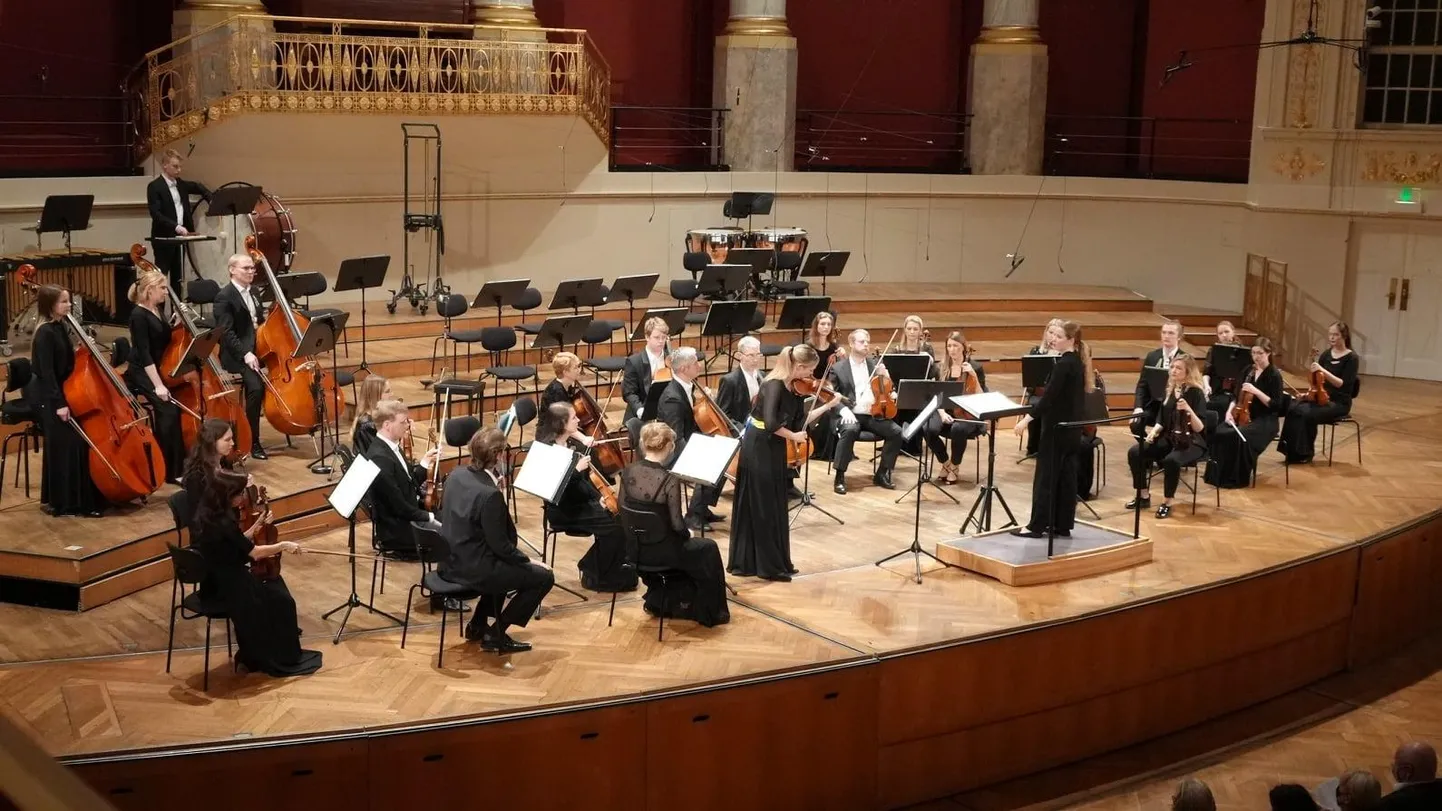 Eesti Sinfonietta Viini Konzerthausi laval. Eesti maailmapildis püsimisel on üks alustalasid meie tipptasemel kultuur.