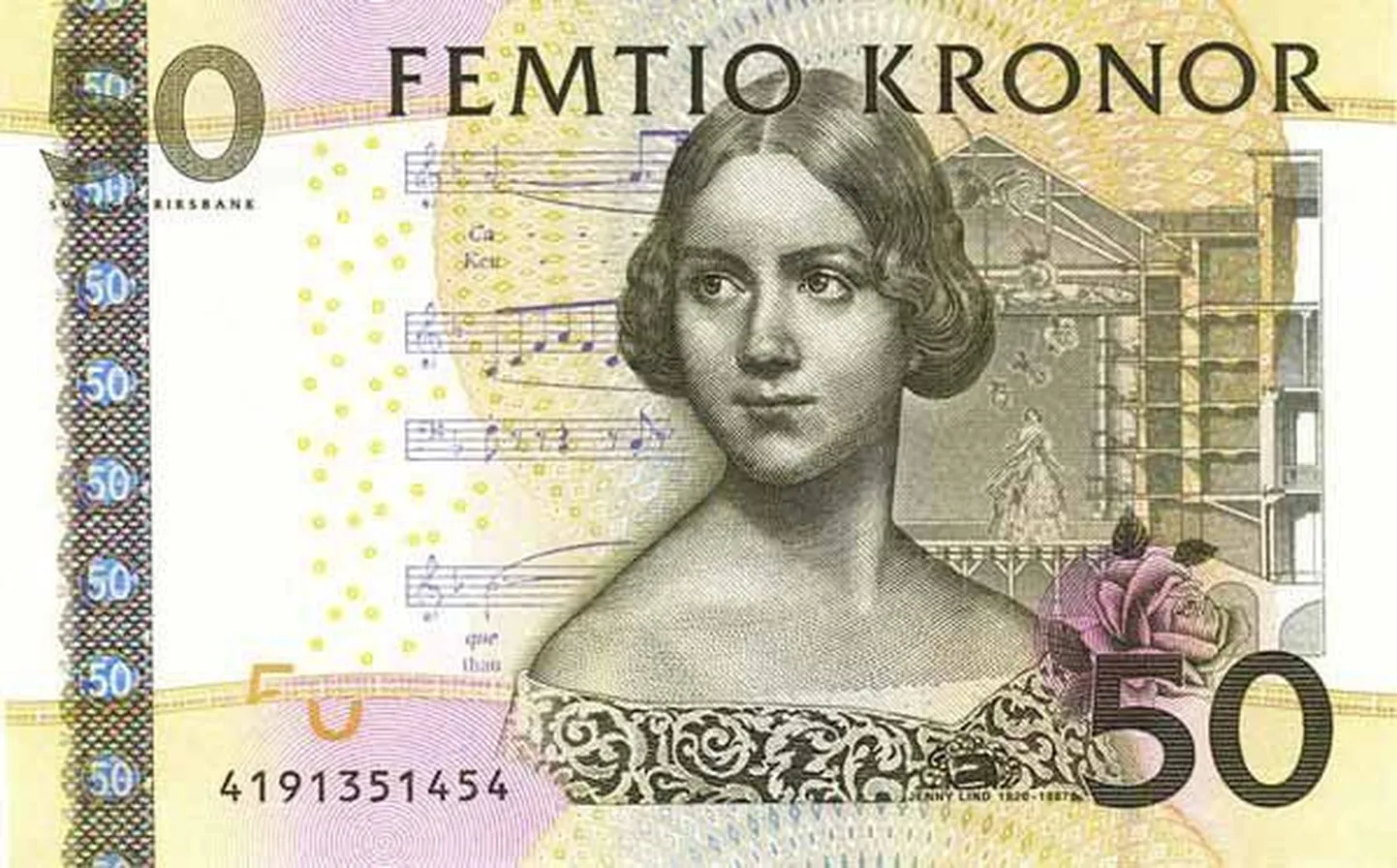 50 Rootsi krooni.