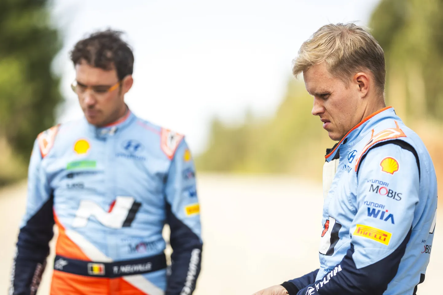 Ott Tänak (paremal) ja Thierry Neuville.