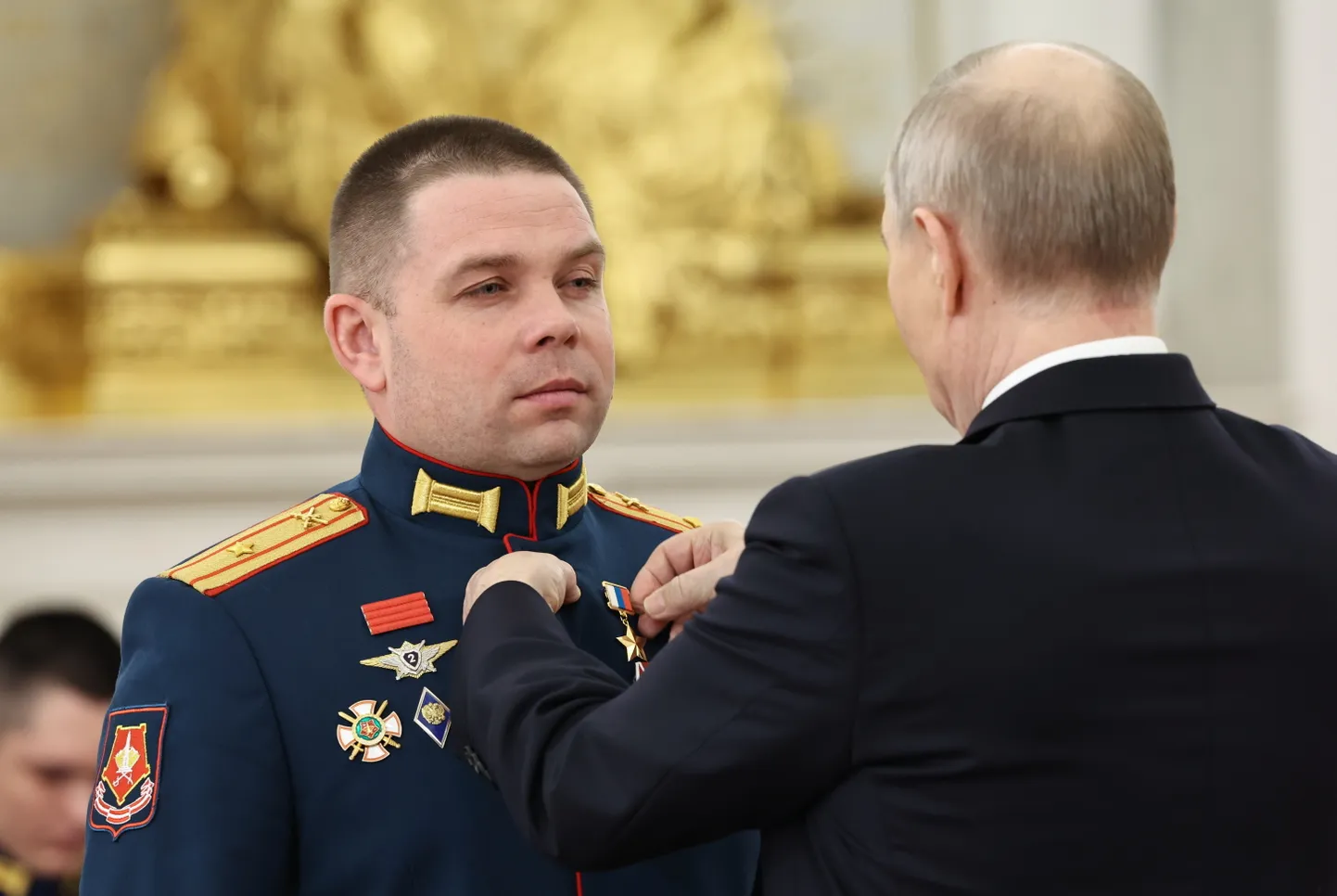 Venemaa president Vladimir Putin Ukrainas sõdinud sõjaväelaste autasustamisel Kremlis 9. detsembril 2024.
