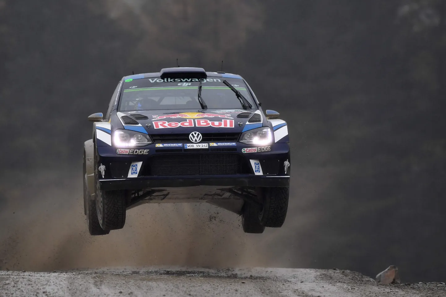 Sebastien Ogier Volkswagen Polo roolis.