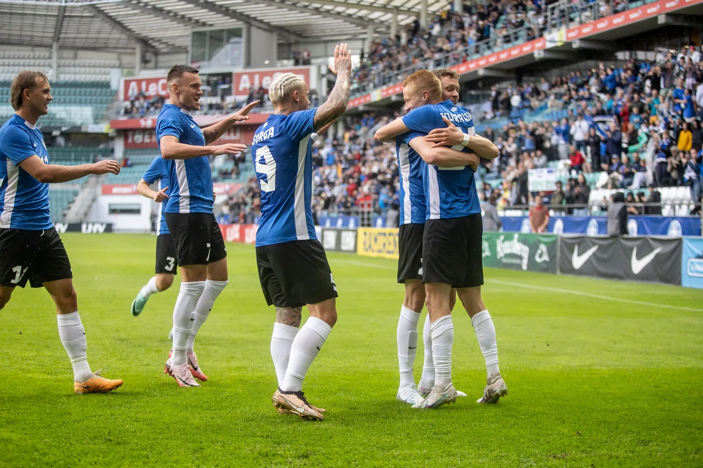08.06.2024 Tallinn Jalgpall Eesti vs. Fääri saared.