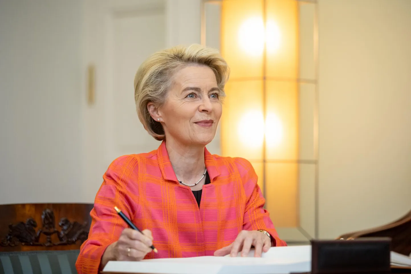 Euroopa Komisjoni president Ursula von der Leyen .
