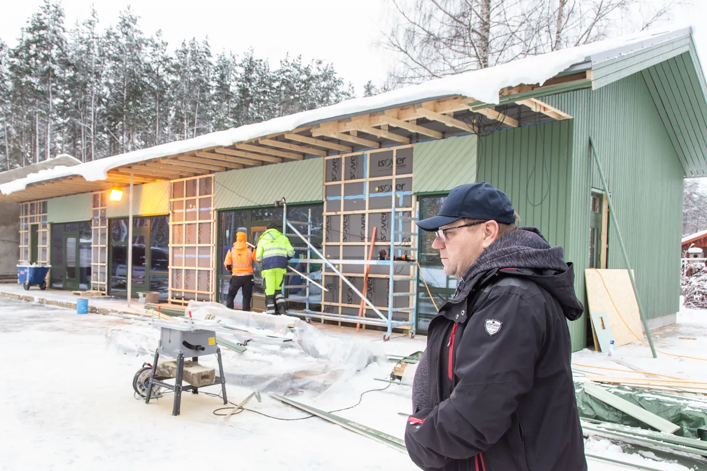Detsembri lõpus käis ehitajatel veel kibe töö.
