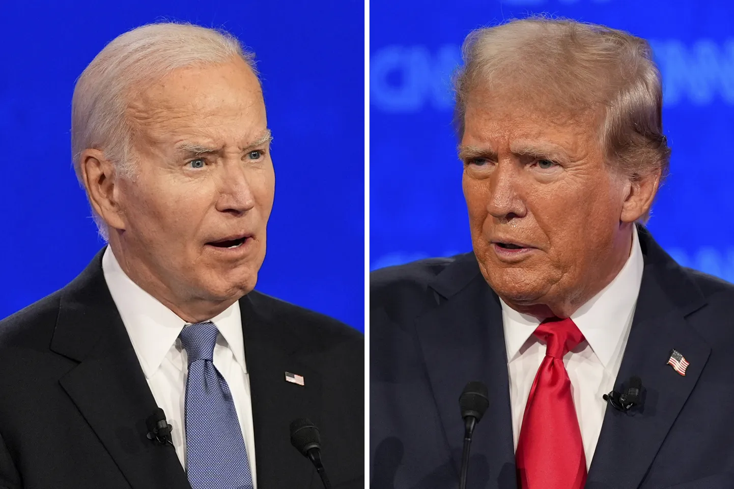 Joe Biden ja Donald Trump.