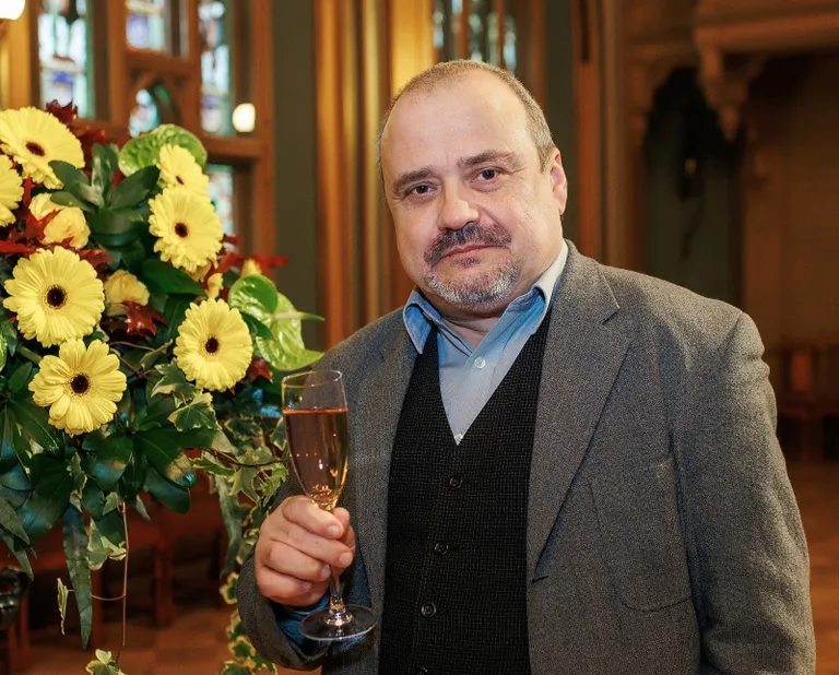 Rakstnieks un žurnālists Guntis Tālers.
