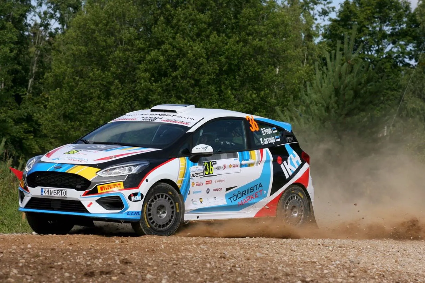 Poom-Järveoja rallil.