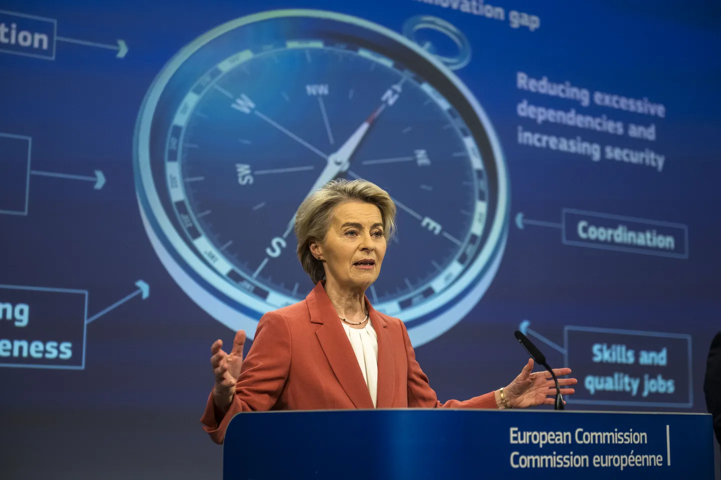 Euroopa Komisjoni president Ursula von der Leyen. 29. jaanuaril 2025.