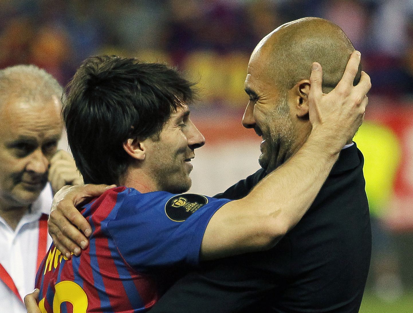 Lionel Messi ja Pep Guardiola.