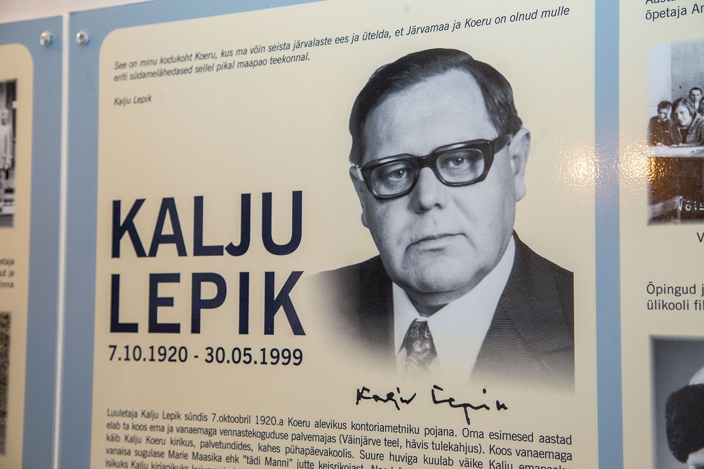Kui Kalju Lepik 1944. aastal Hiiumaalt Rootsi põgenes, sai temast Eesti vabaduse eest võitleja, sõdalane värsivibuga, nagu eesti kirjanduslugu teda nüüd tituleerib.