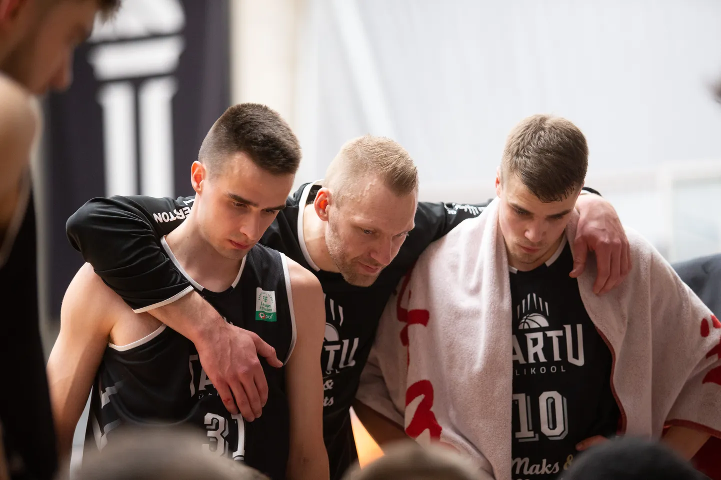 Tartu Ülikool Maks & Moorits mängijad kohtumises BK Liepaja vastu.