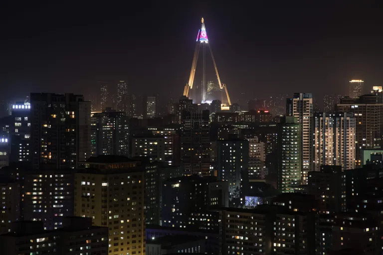 Отель Ryugyong в Пхеньяне.