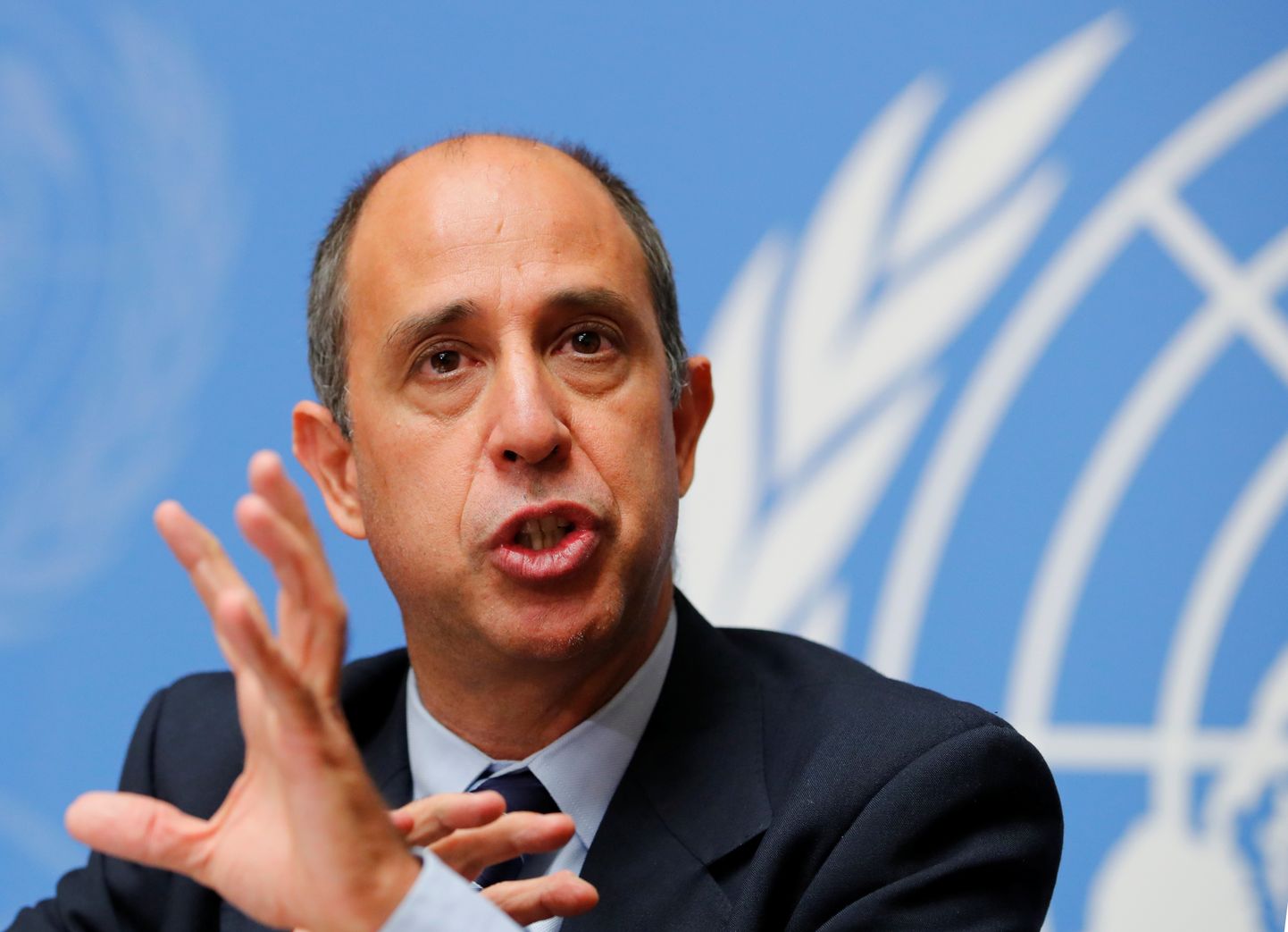 ÜRO eriraportöör Põhja-Korea inimõigusküsimustes Tomás Ojea Quintana teisipäeval New Yorgis ÜRO peakorteris pressikonverentsil.