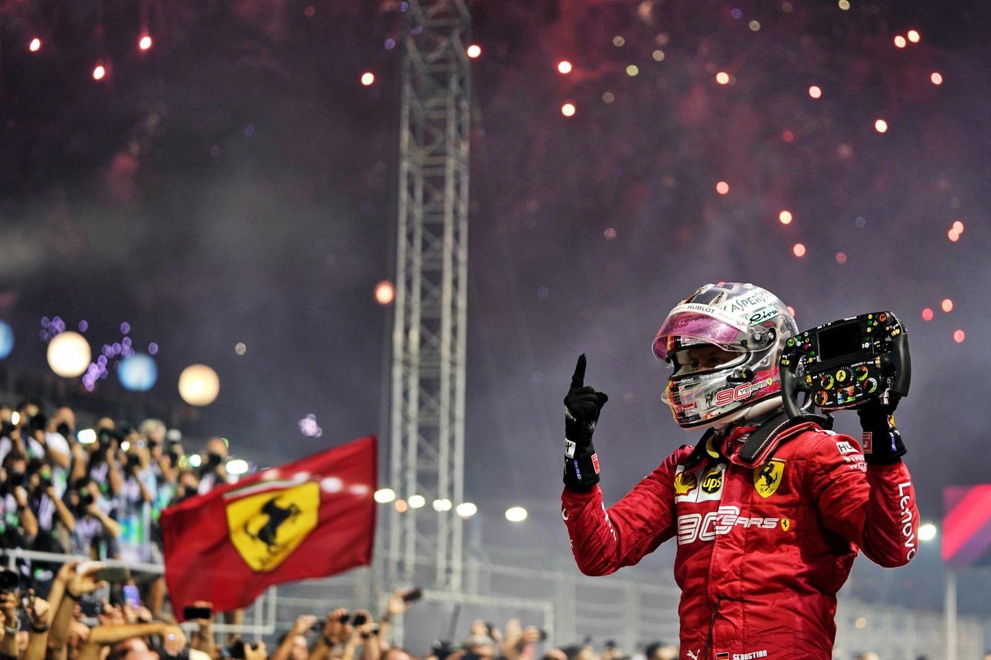 Sebastian Vettel, viiekordne Singapuri GP võitja.