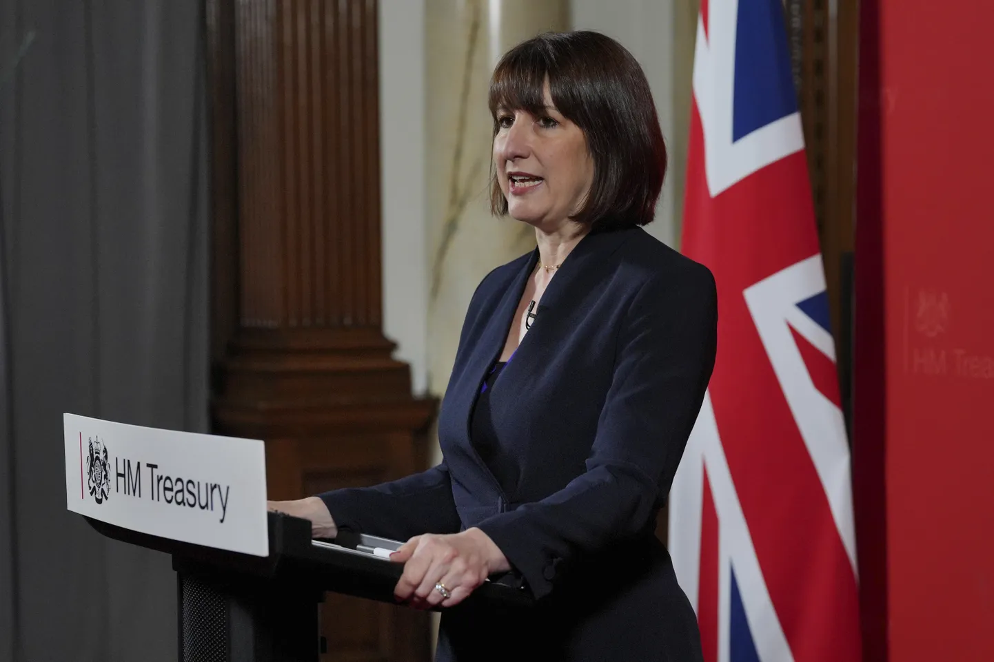 Suurbritannia uus rahandusminister Rachel Reeves.