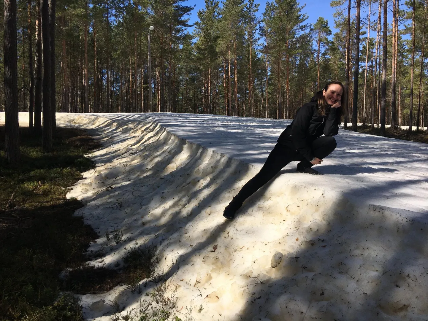 Jõulumäel tervisespordikeskuses saab veel suusamõnusid nautida.