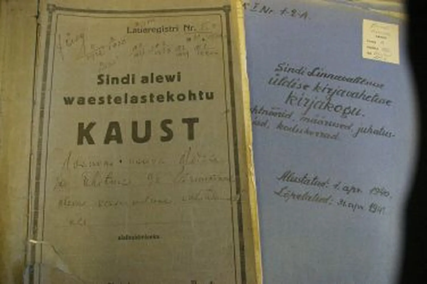 Sindi linnavalitsuse arhiivi korrastamisel tulid päevavalgele teise maailmasõja eelsed huvitavad dokumendid.