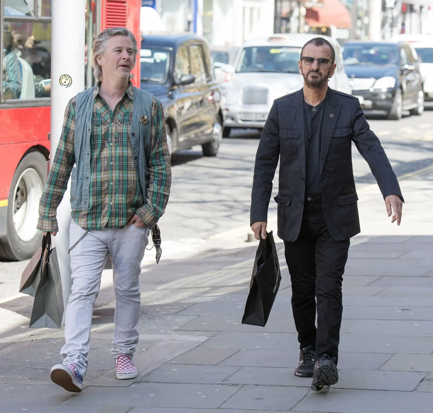 Ringo Starr ja poeg Jason Starkey