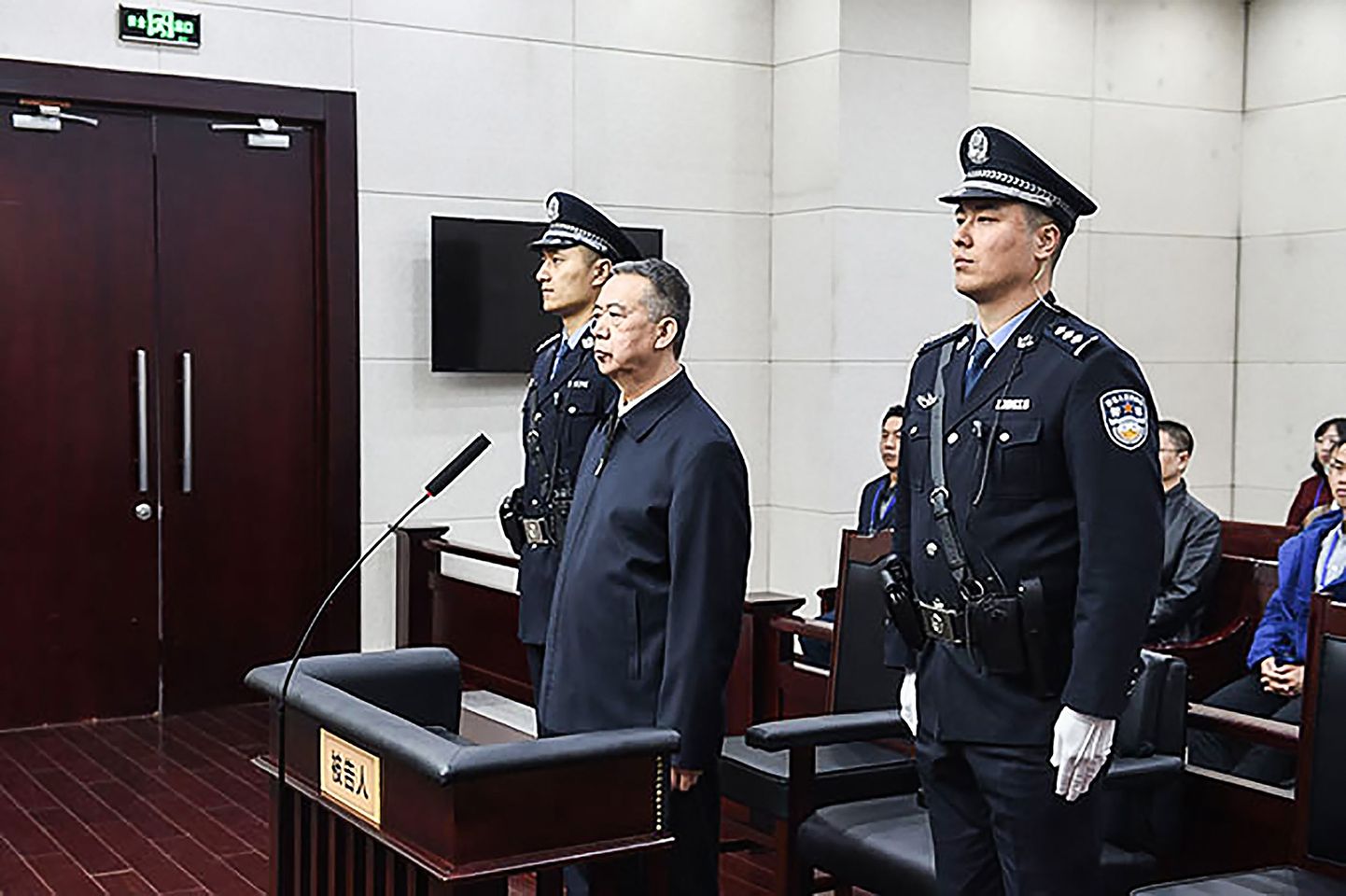 Interpoli endine juht Meng Hongwei täna kohtus.