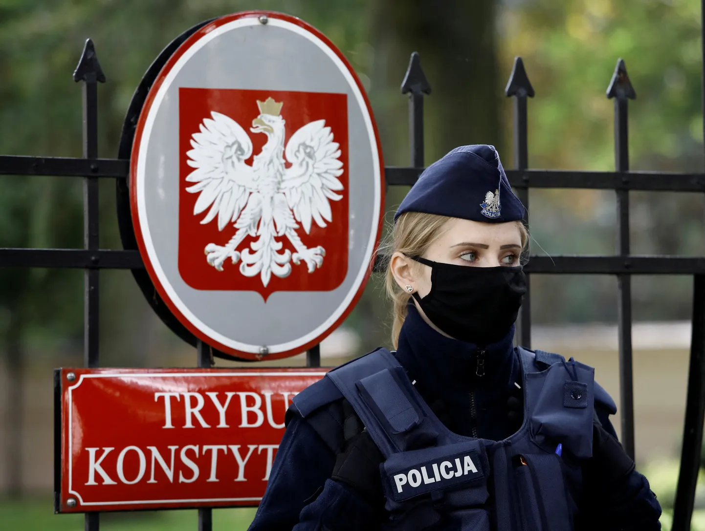 Poola politseinik. Foto on illustratiivne.