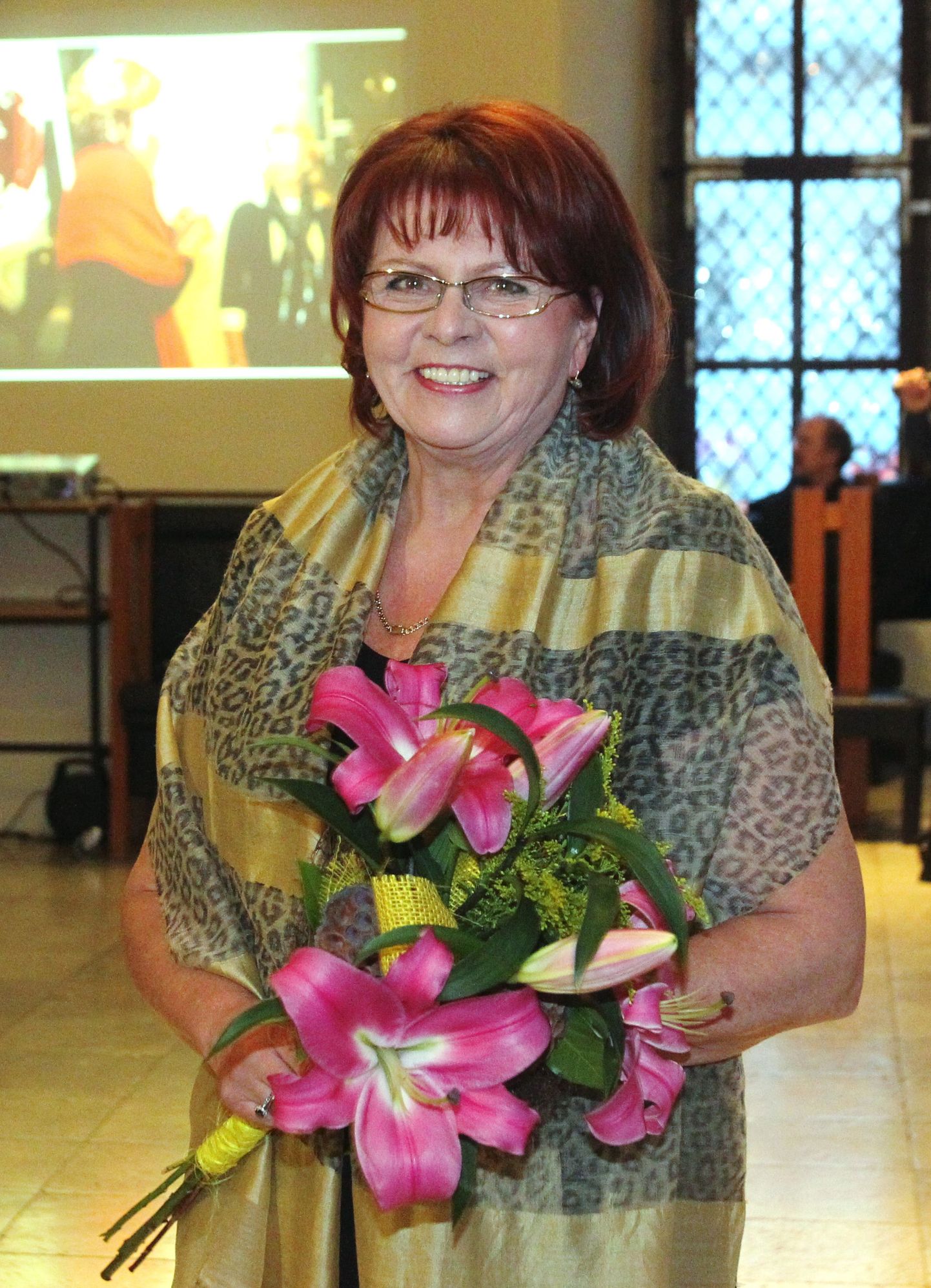 Siiri Oviir aasta naise väljakuulutamisel Tallinna Raekojas