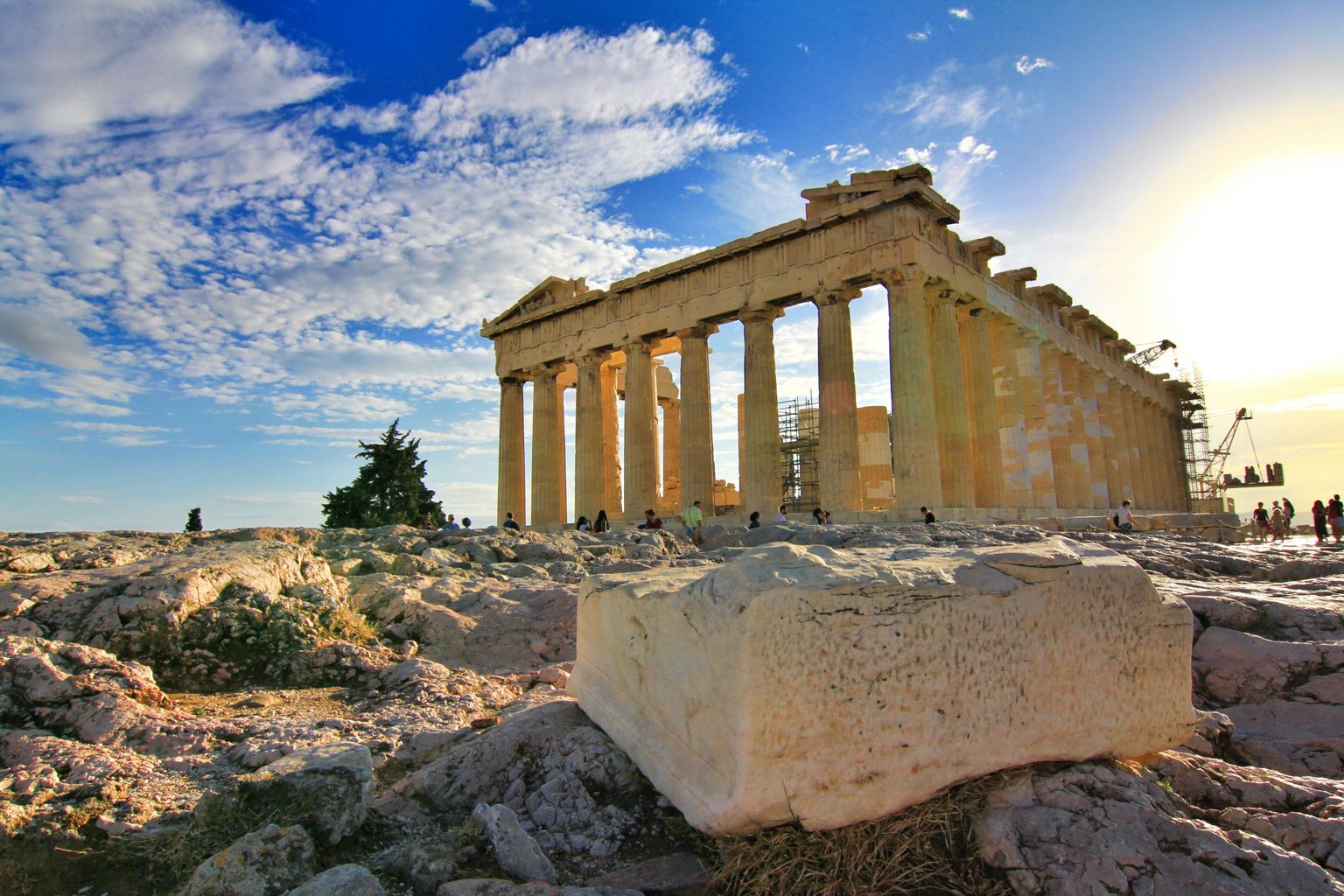 Atēnu Partenona templis Grieķijā