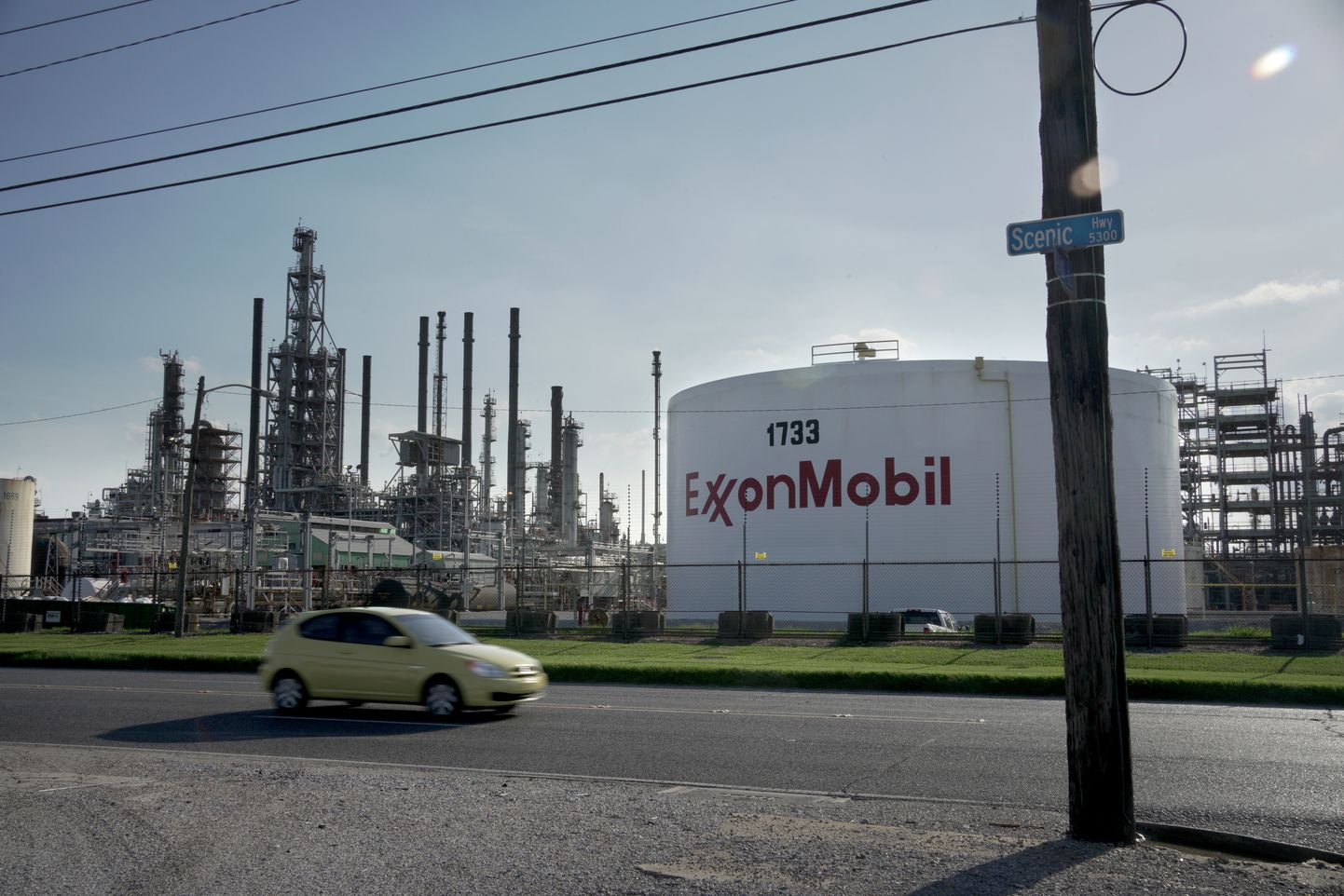 ExxonMobili naftatöötlustehas Louisiana osariigis Baton Rouge'is 15. mai 2021.