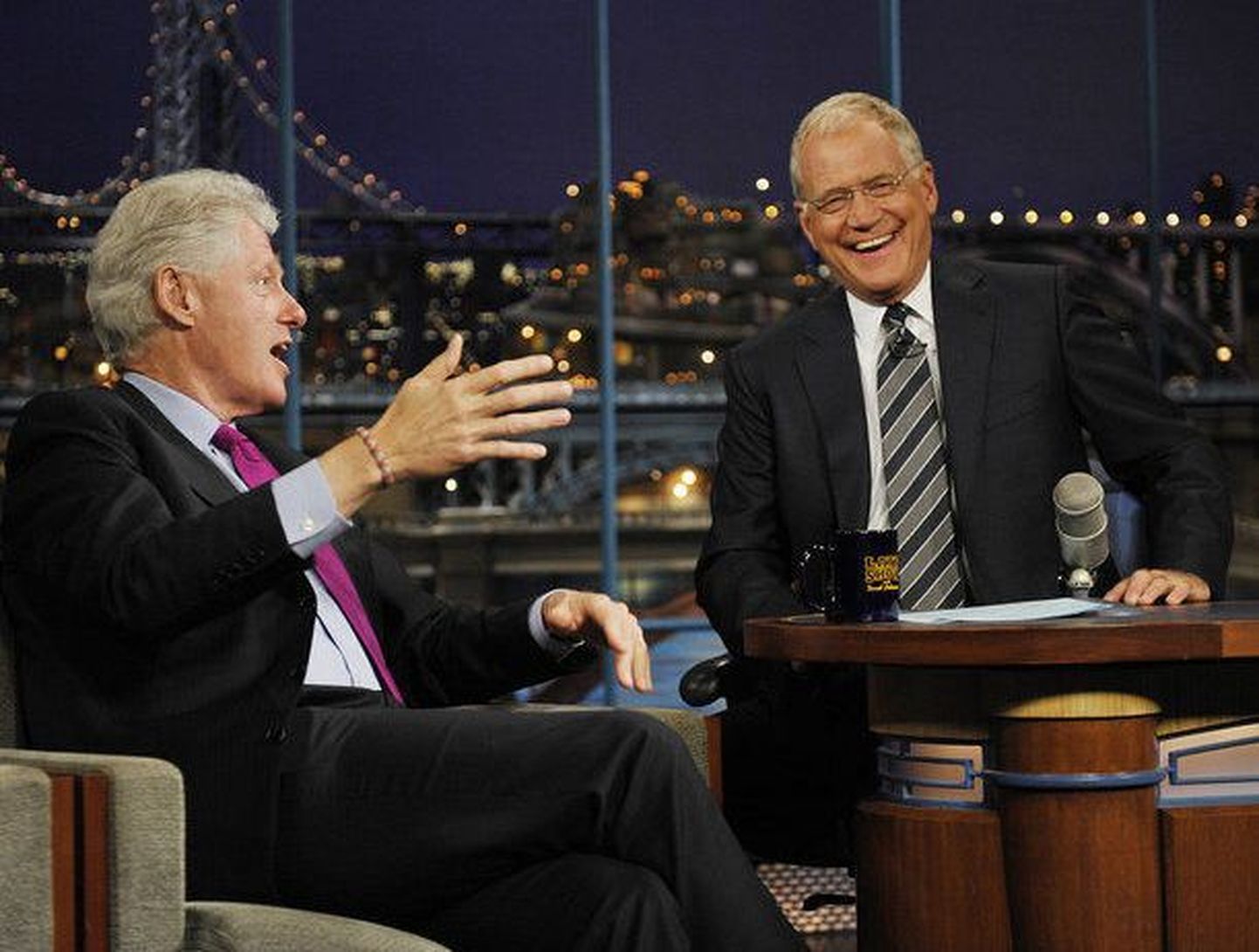 Bill Clinton David Lettermani jutusaates