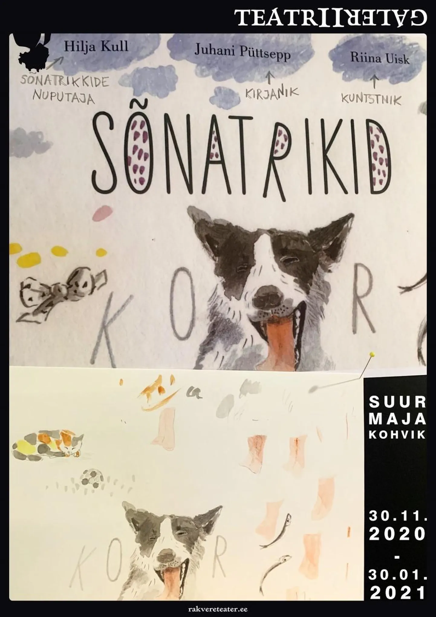 "Sõnatrikid" on rõõmus ja mänguline näitus.