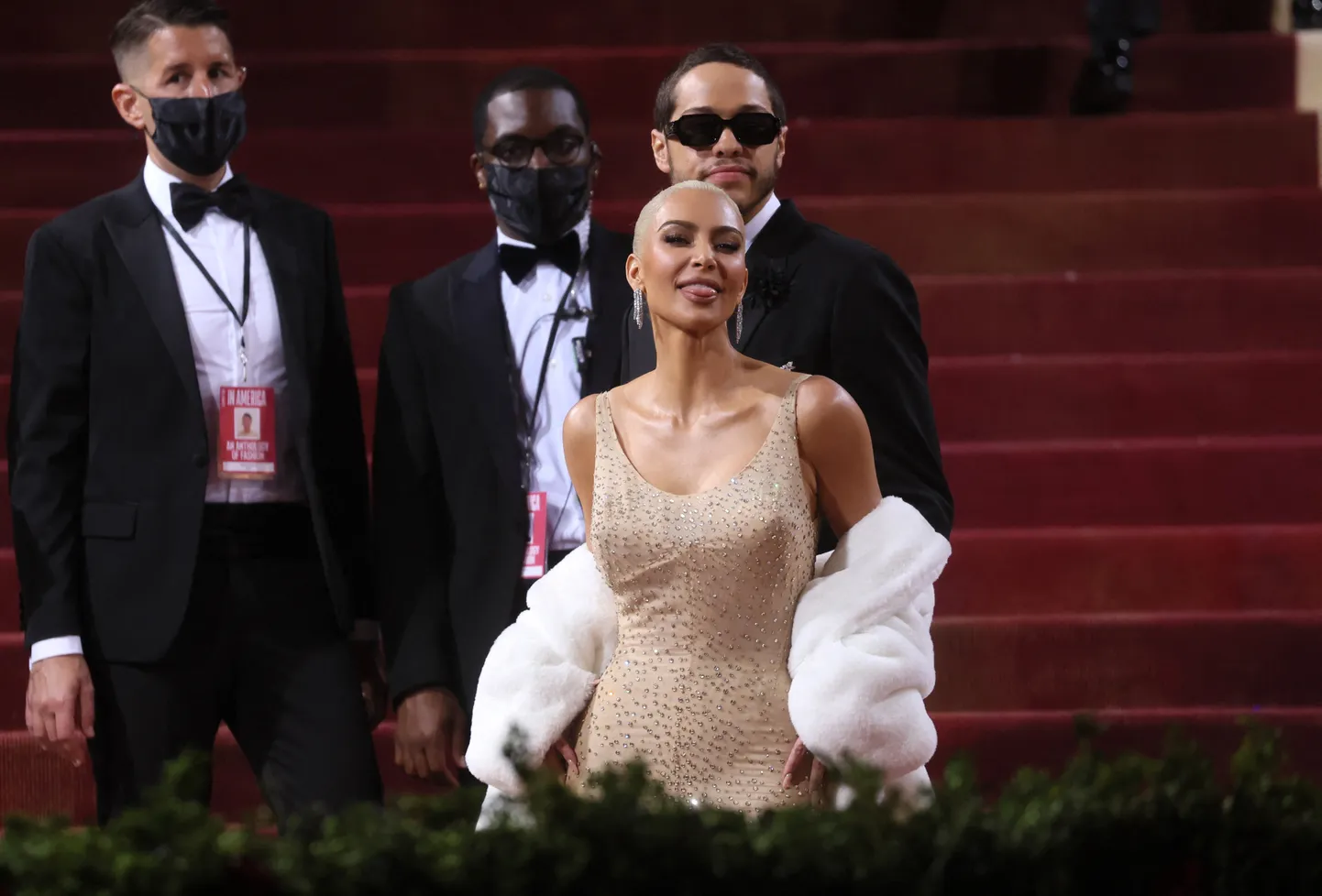 Kim Kardashian ja Pete Davidson 2022. aasta Meti galal.