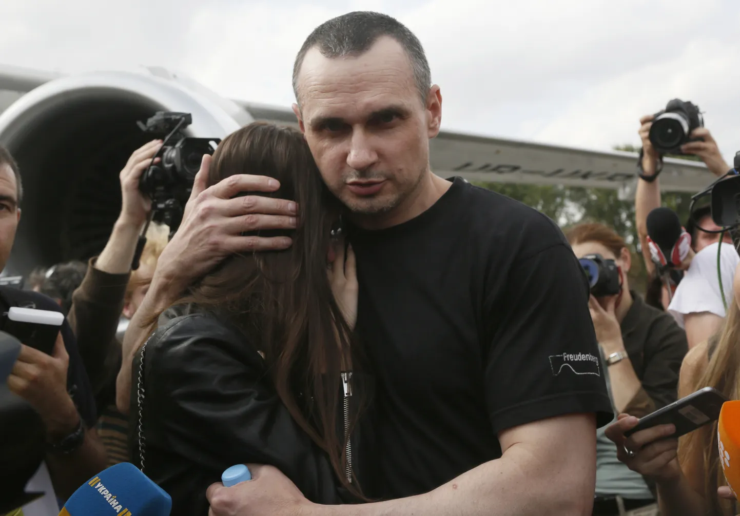 Олег Сенцов прибыл в Украину