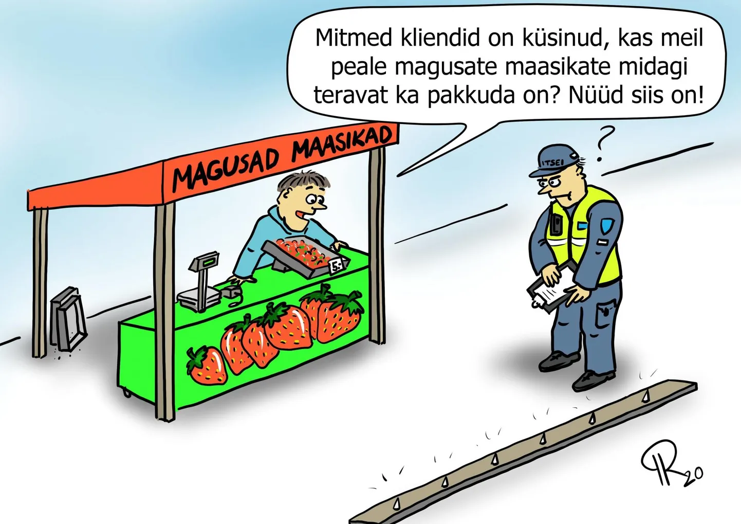 Mitmed kliendid on küsinud, kas meil peale magusate maasikate ka midagi teravat pakkuda on. Nüüd siis on.