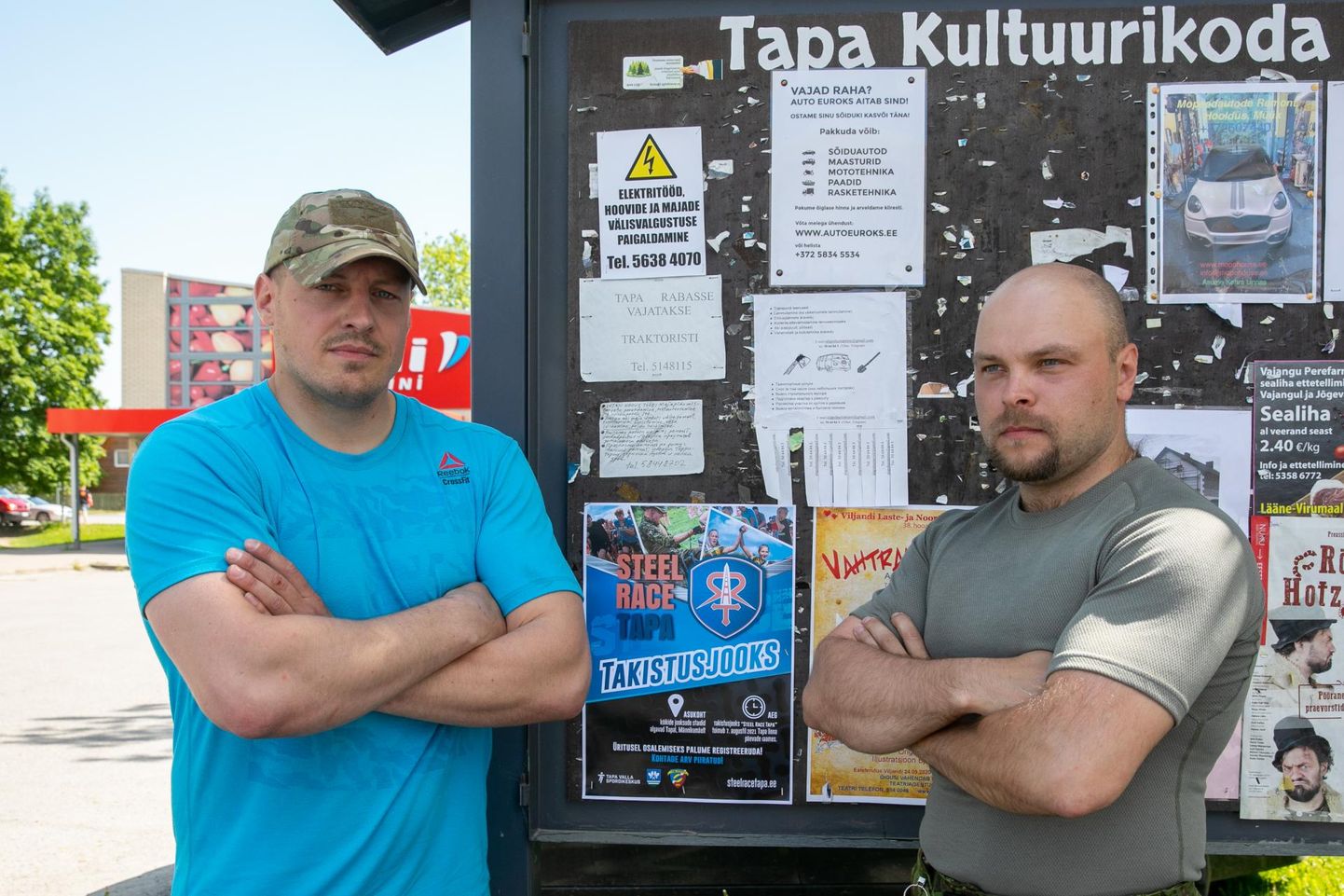 Battle for Tapa senised korraldajad Aleksandr Afanasjev (vasakul) ja Margus Oras leiavad, et omavalitsus on neilt ürituse kaaperdanud, kasutades oma võistluse Steel Race Tapa korraldamiseks nende andmebaase, sidemeid ja infot.