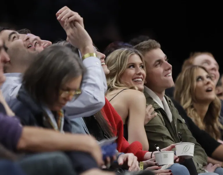 Genie Bouchard ja John Goehrke. Foto: AP/Scanpix