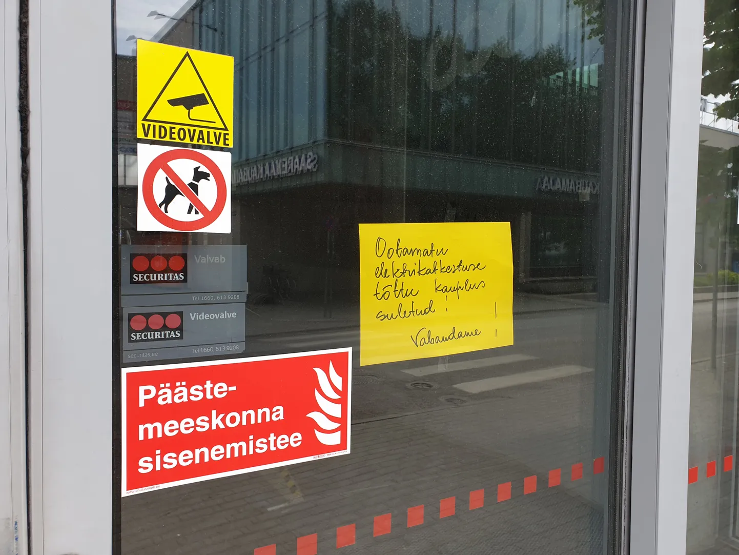 Elektrikatkestus Kuressaares