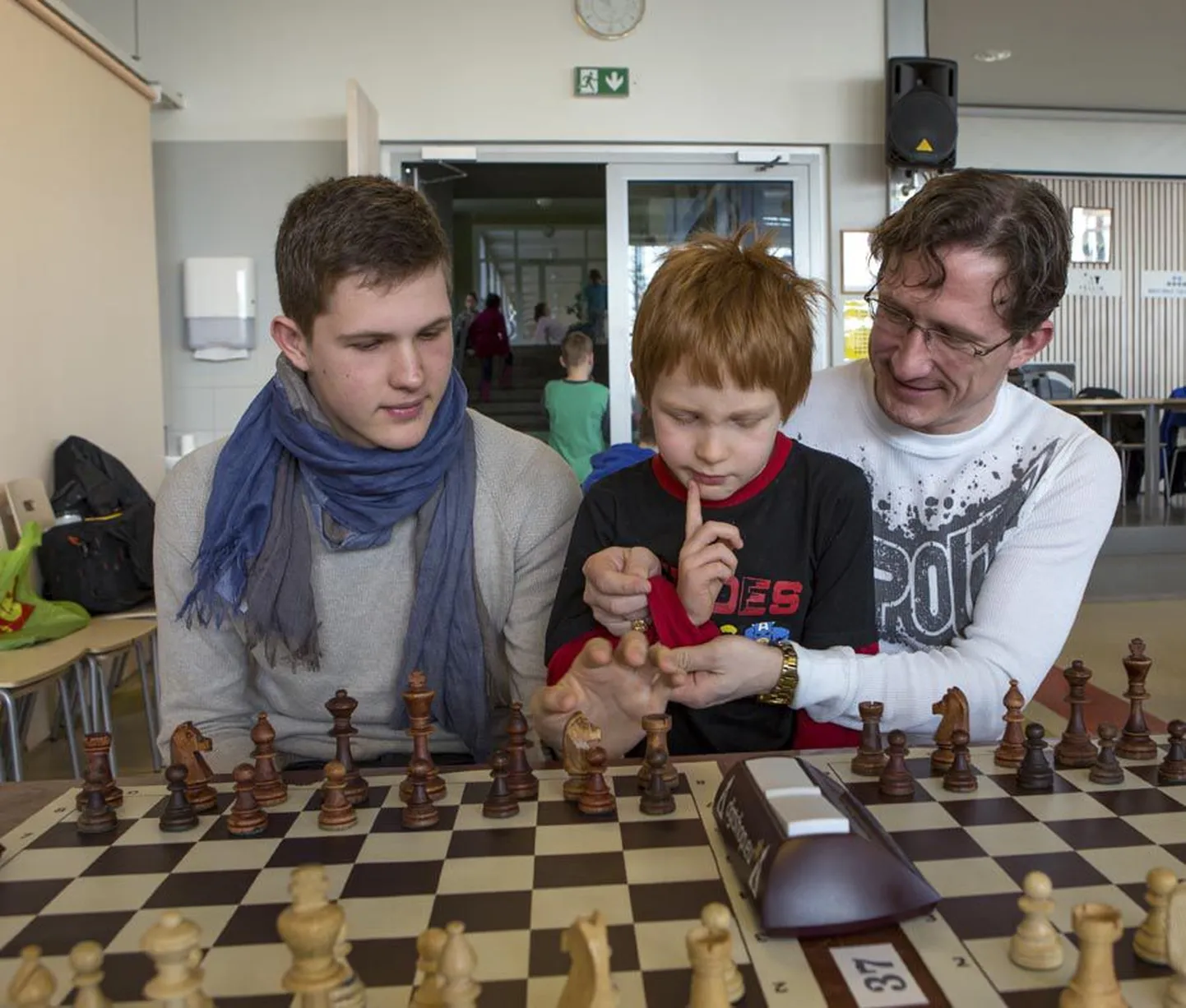 Turniiril tegi kaasa kolm Lev Braschinsky järeltulijat: pojapoeg Mark Brashcins­ky ning tema pojad Alan (vasakul) ja Ralf Braschinsky.